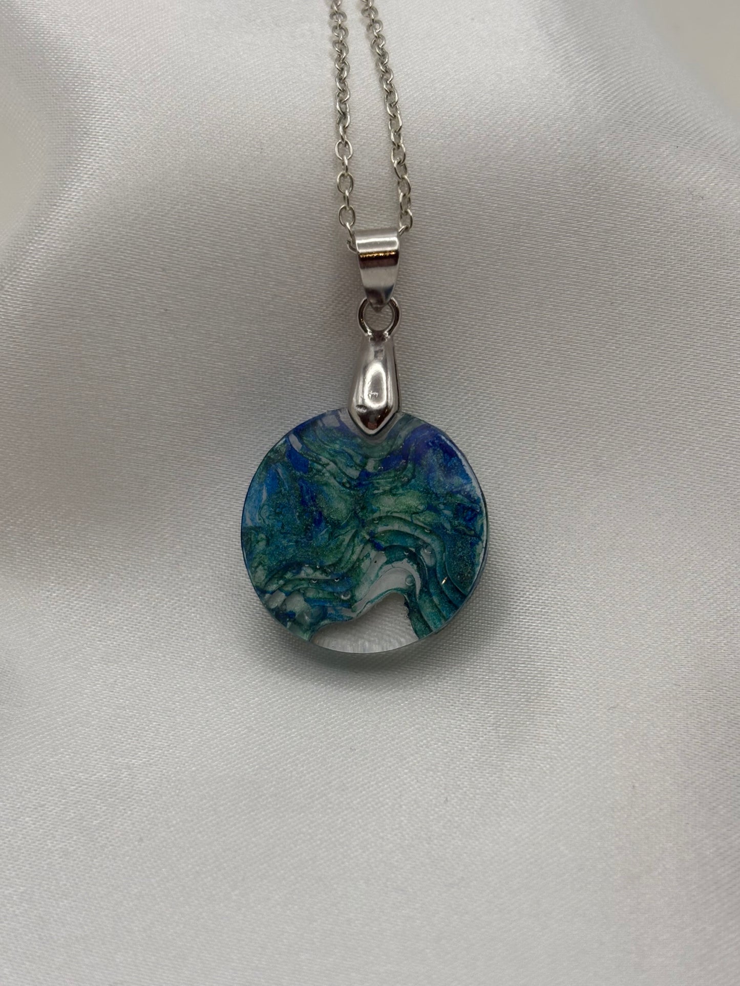 Colorful Abstract Island Pendants