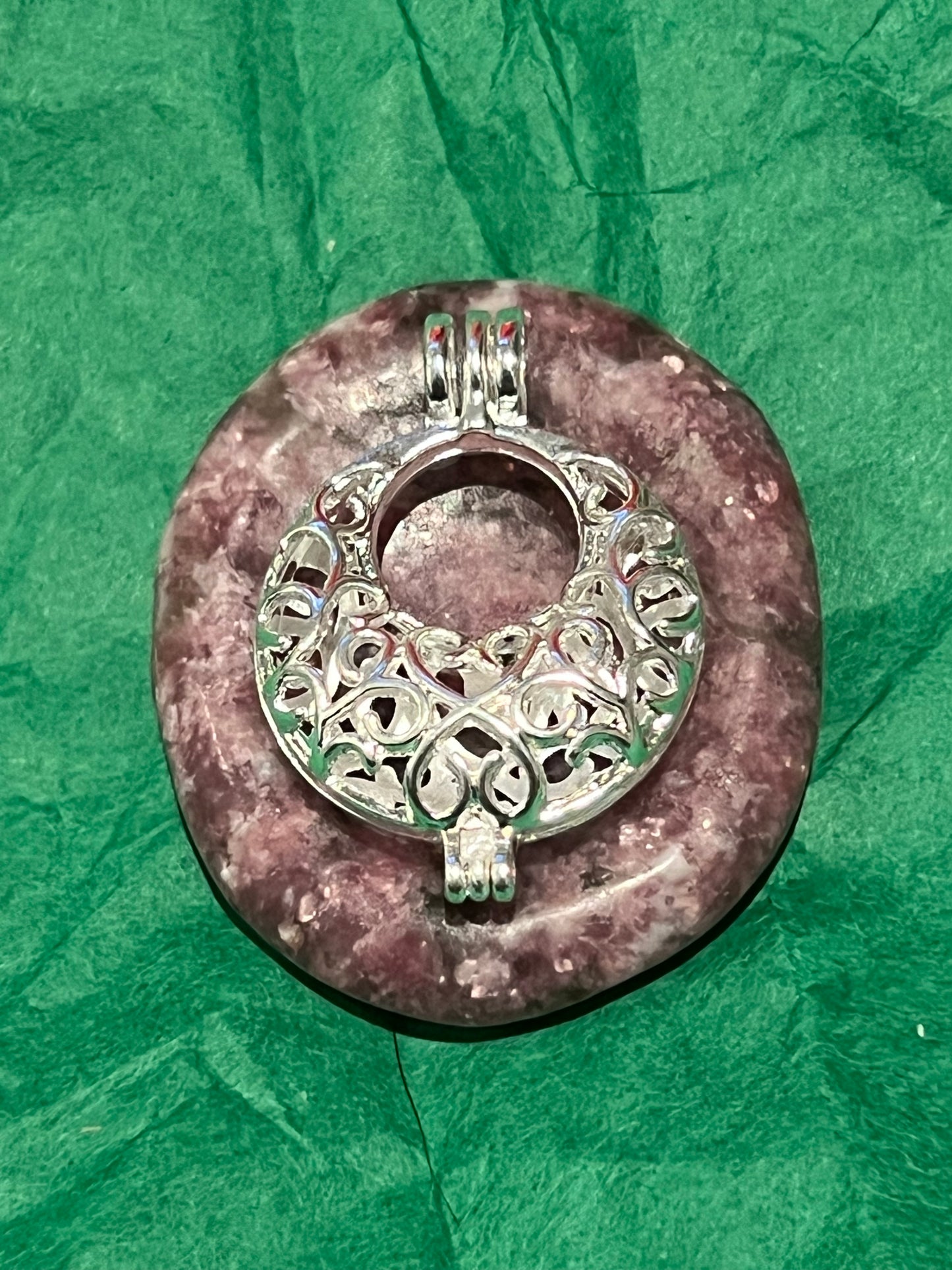 Half moon Basket Pendant